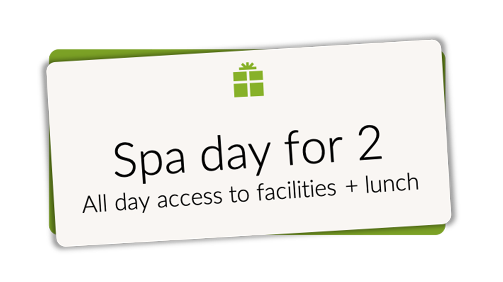 Spa day for 2 voucher
