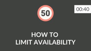 EN - 202 - Limit availability.mp4
