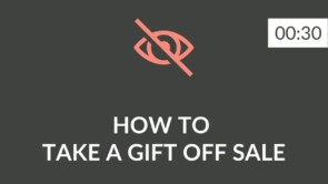 EN - 204 - Take a gift off sale.mp4