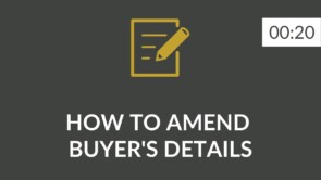 EN - 107 - Amend buyer's details.mp4