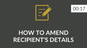 EN - 108 - Amend recipient's details.mp4