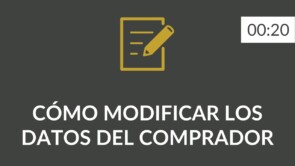 ES - 107 - Amend buyer's details