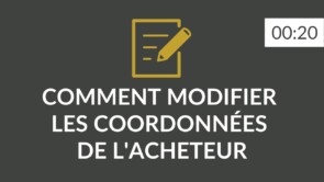FR - 107 - Amend buyer's details