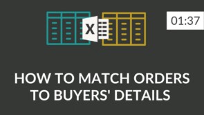 Match orders to buyers' details.mp4