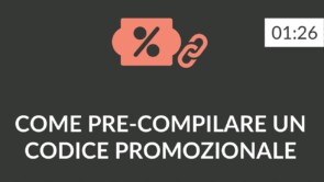 Pre-populate promo code