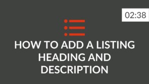 EN - How to add and amend the listing heading and description.mp4