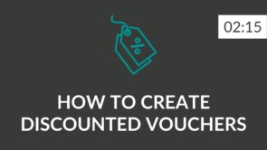 How to Create Discount Vouchers