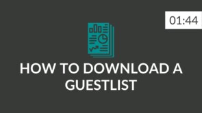 EN - P5 - How to download a guestlist
