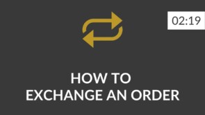 EN - P5 - How to exchange an order